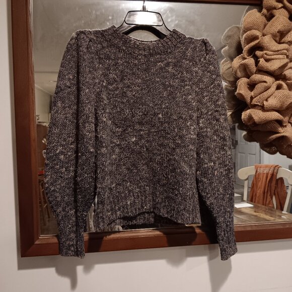 Pleat Shoulder Pullover Sweater - Picture 5 of 5